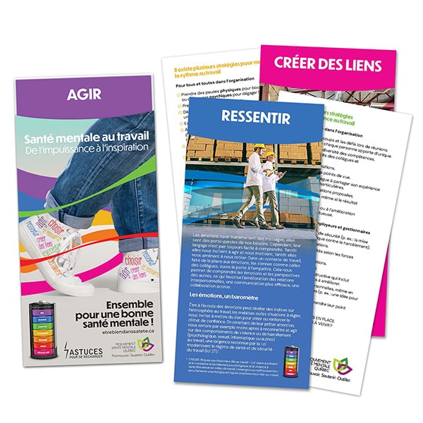 Ensemble de cartons « De l'impuissance à l'inspiration » - Milieux de travail