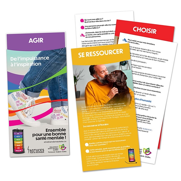 Ensemble de cartons « De l'impuissance à l'inspiration » - Population générale