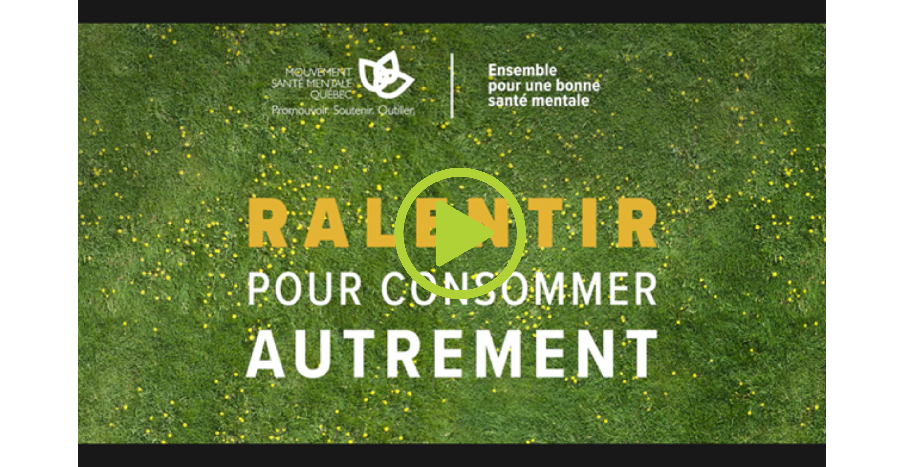 Ralentir pour consommer autrement (vidéo)